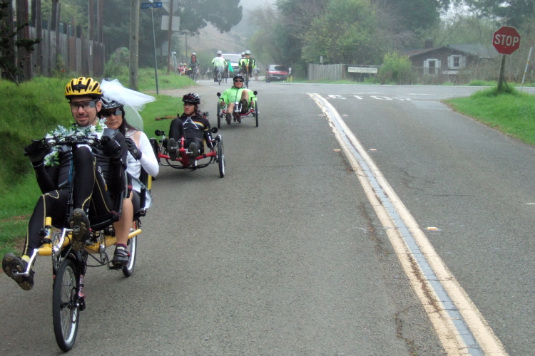 Starting up Muir Woods Rd.