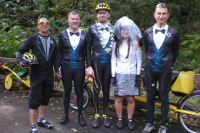Wedding party at Muir Woods.