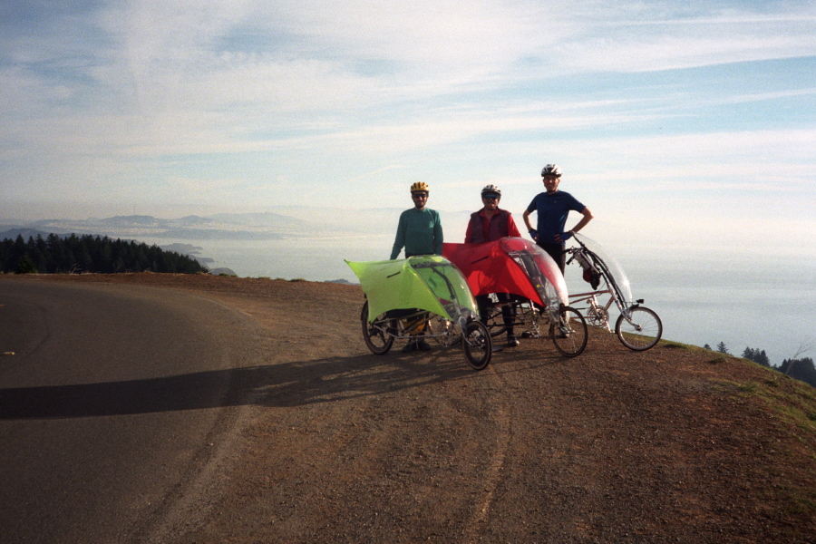Stopping to enjoy the view on Pan Toll Rd.