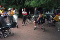 Gathering for Zach's ride (2)