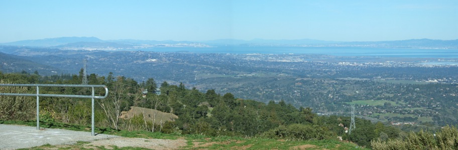 Borel Hill Overlook panorama - 2/2011