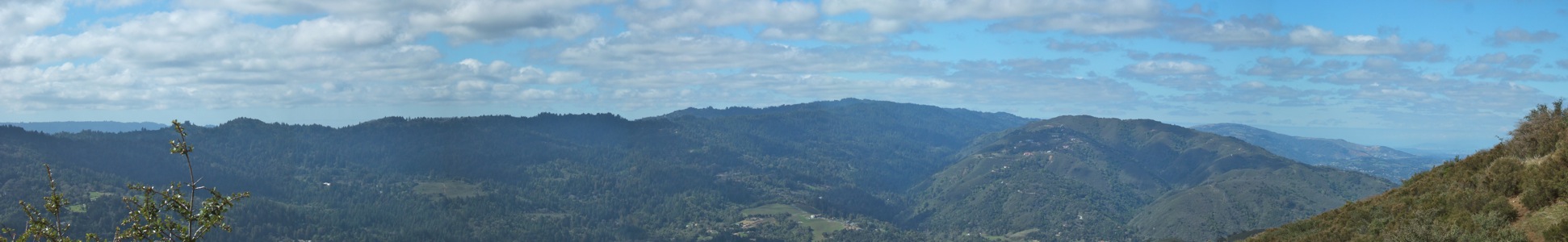 Castle Rock Ridge and El Sereno from Weaver Road - 2/2011