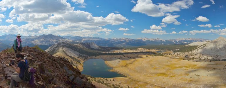 Gaylor Peak Panorama south - 9/2013