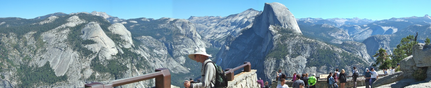 Glacier Point panorama northeast - 9/2010
