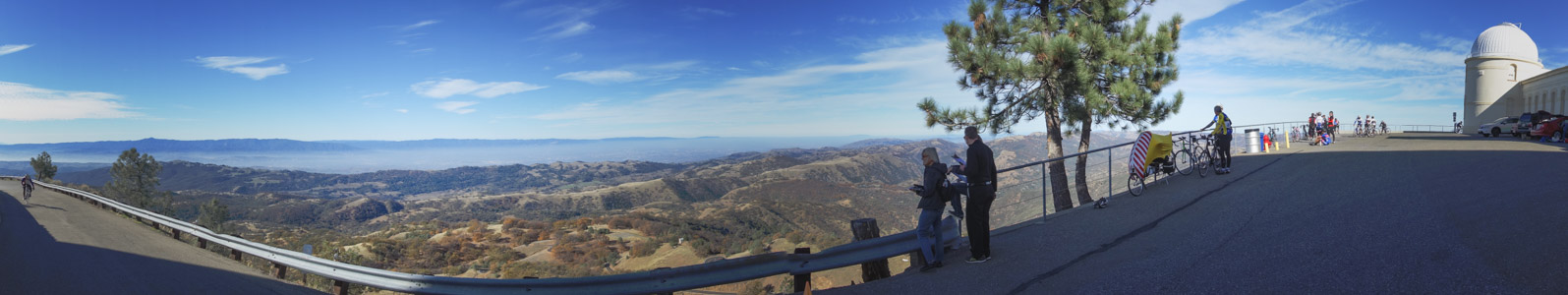 LKHC Mount Hamilton Finish Line View - 11/2014
