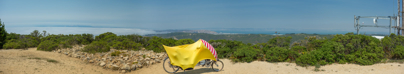 Montara Mountain north panorama - 7/2016