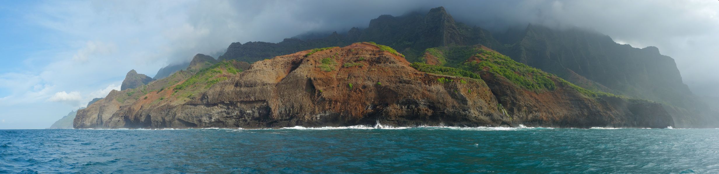 Napali Coast near Pohakukumano Point - 10/2013