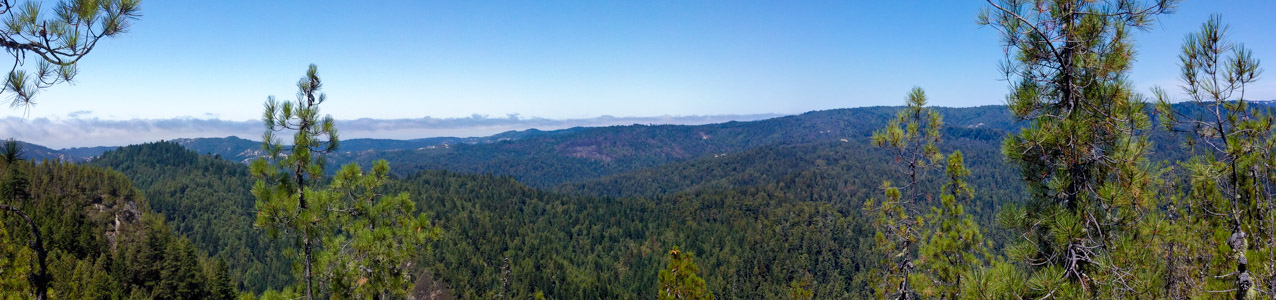 Northwest Panorama from Buzzards Roost - 8/2014