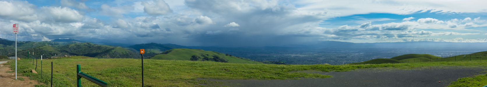 Raincloud over south San Jose - 3/2014