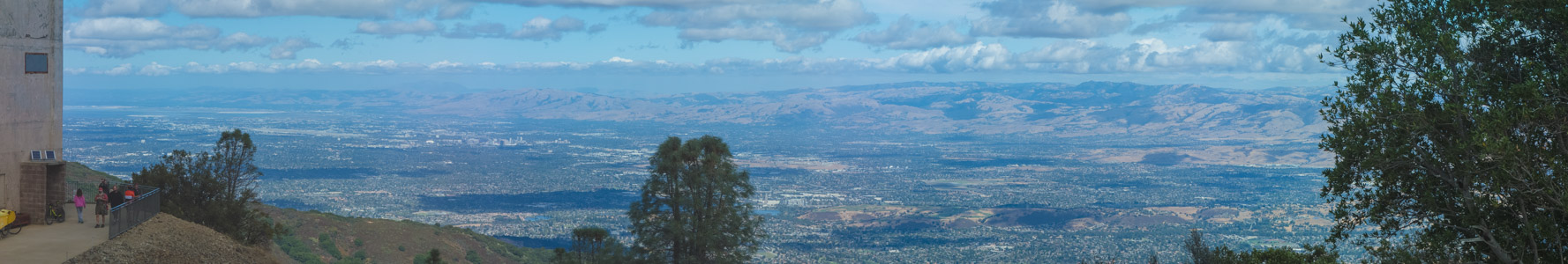 San Jose from Mt Umunhum - 9/2017