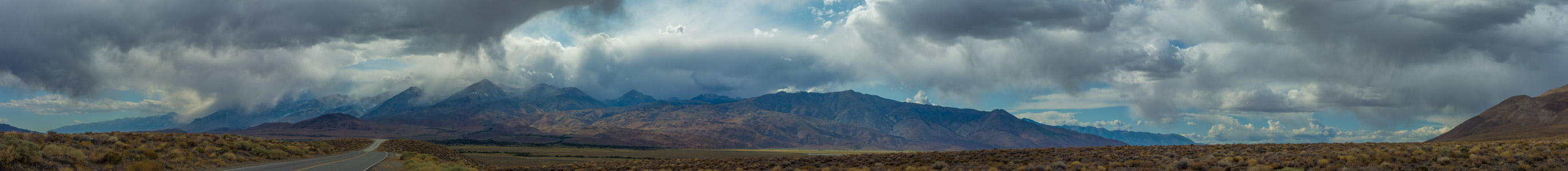 Sierra Crest from Owens Valley - 9/2019