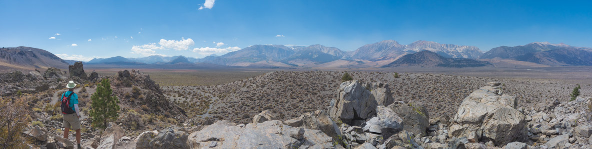 Sierra Crest from Panum Crater - 9/2016