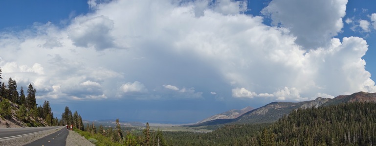 Thunderstorm over Mammoth Lakes - 7/2013