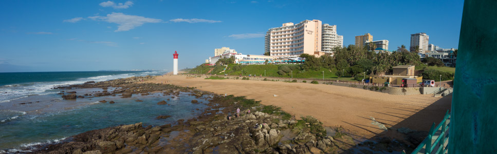 Umhlanga Lighthouse and Beach from the Pier - 6/2016