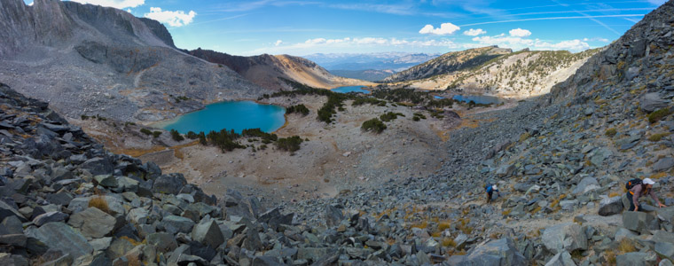 View west from Deer Pass - 9/2015
