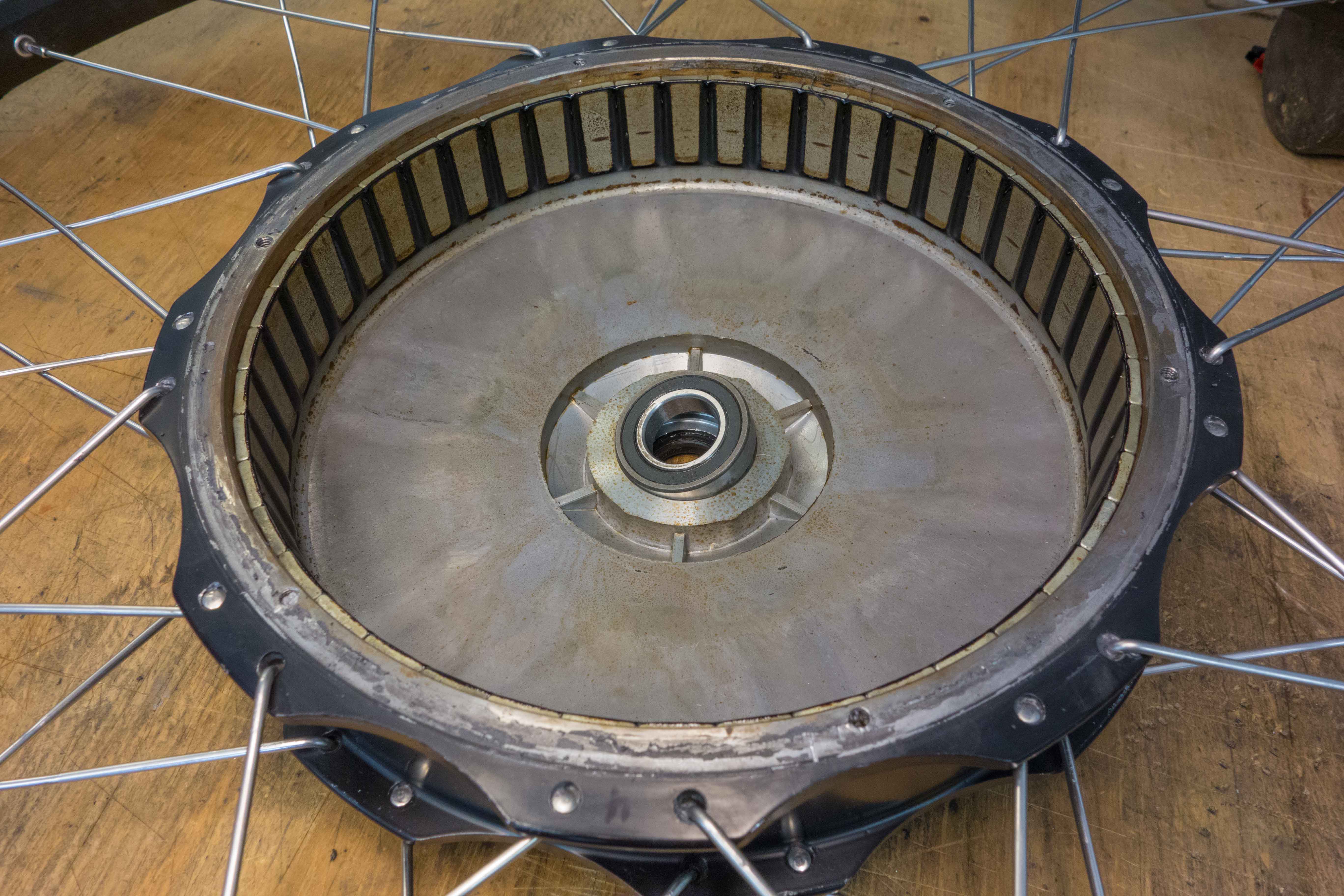 Nine Continents M3006RC direct-drive hub motor with 6ml of Statorade